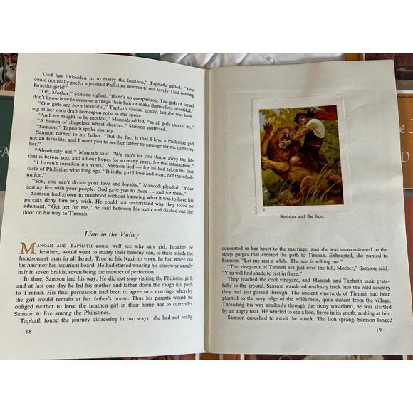 Vintage 1962 Know Your Bible Program Lot Of 16 Books Nelson Doubleday Inc. - Picture 9 of 12